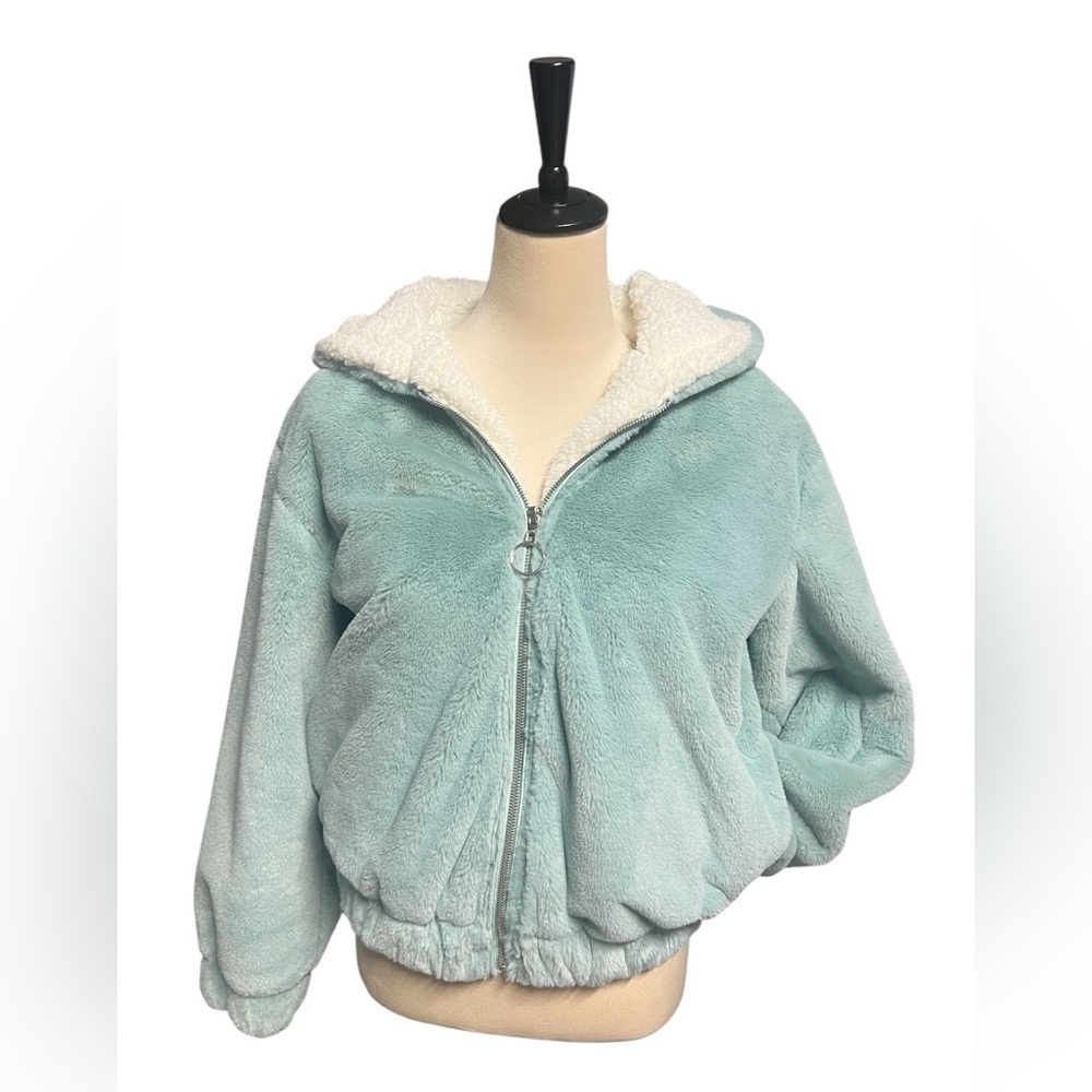 Forever 21 Mint green Teddy Jacket